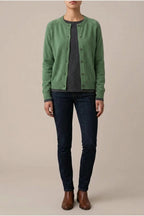 Evelyn | Women's Merino Wool Long Sleeve Knit Jumper Cardigan — variant_front