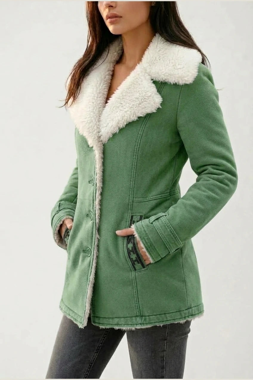 Amara | Wool Blend Winter Coat — variant_front