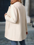Juliette | Elegant Stand-Collar Button Coat — variant_front