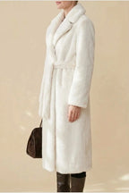 Women's Oversized Faux Fur Long Coat – Willow — variant_front