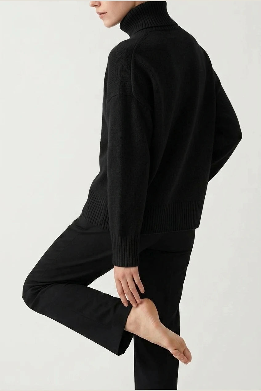 AURORA CASHMERE TURTLENECK SWEATER — variant_front