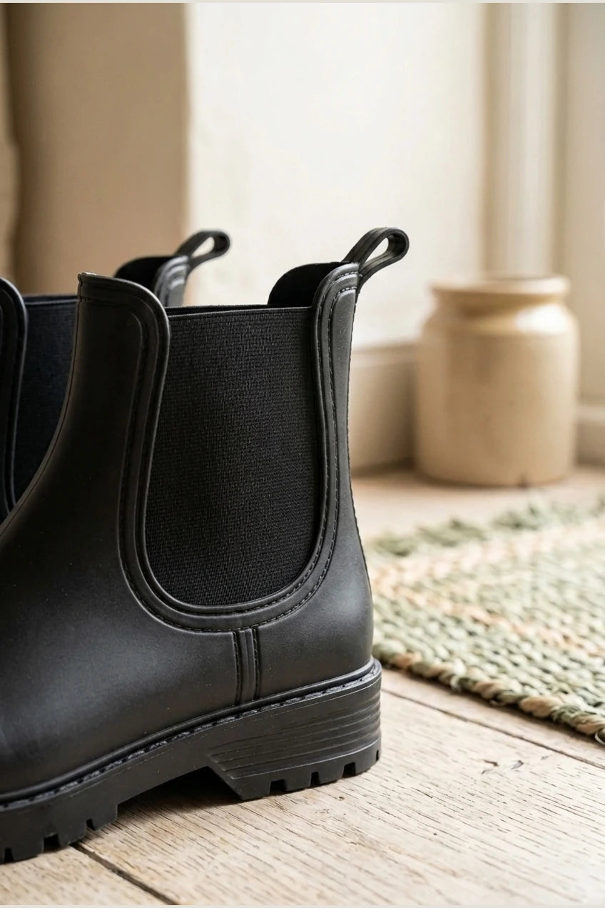 Women's Short Chelsea Rain Boots – Grisvelle — variant_front