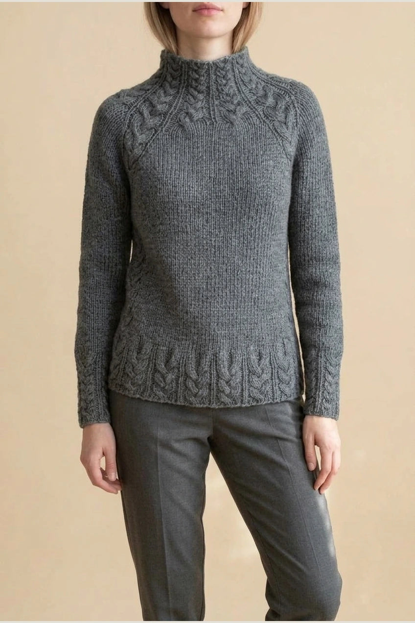 Rossy - Elegant Turtleneck Sweater — variant_front
