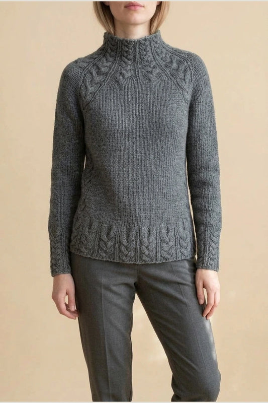 Rossy - Elegant Turtleneck Sweater — variant_front