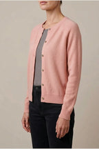 Evelyn | Women's Merino Wool Long Sleeve Knit Jumper Cardigan — variant_front