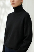 AURORA CASHMERE TURTLENECK SWEATER — variant_front