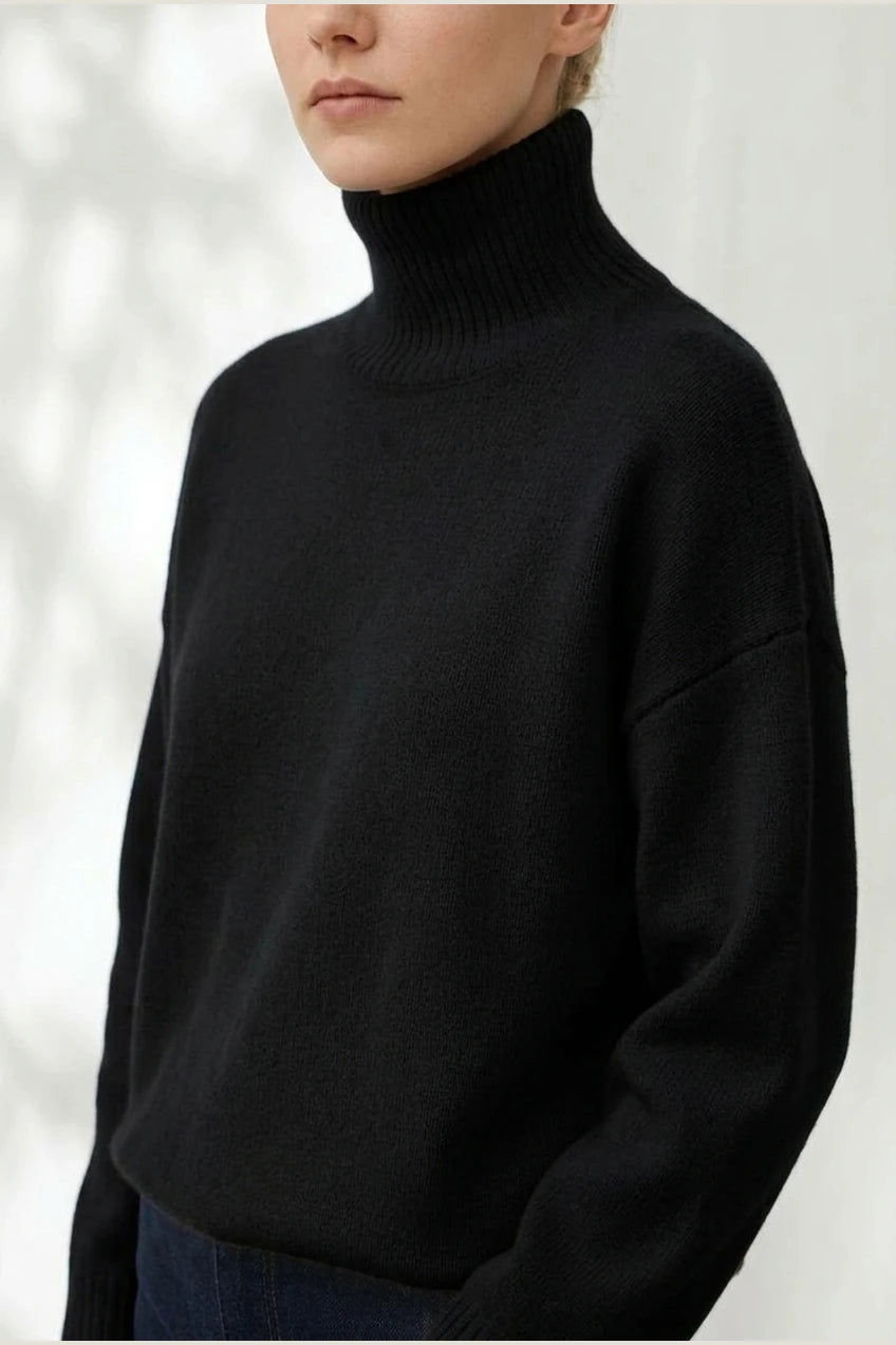 AURORA CASHMERE TURTLENECK SWEATER — variant_front