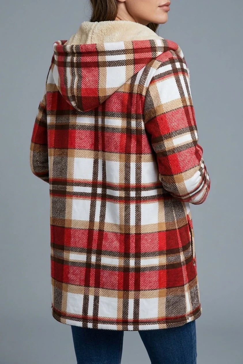Women'S Casual Plaid Thickened Autumn and Winter Jacket — variant_front
