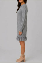 Dress Women - Cable Knit Sweater Dress — variant_front