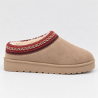 Women’s Suede Clogs | Warm Fur Lined Slip-On Winter Shoes — variant_front