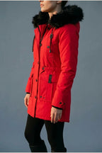 Aria | Women's Thick Faux Fur Hooded Insulated Parka Coat — variant_front