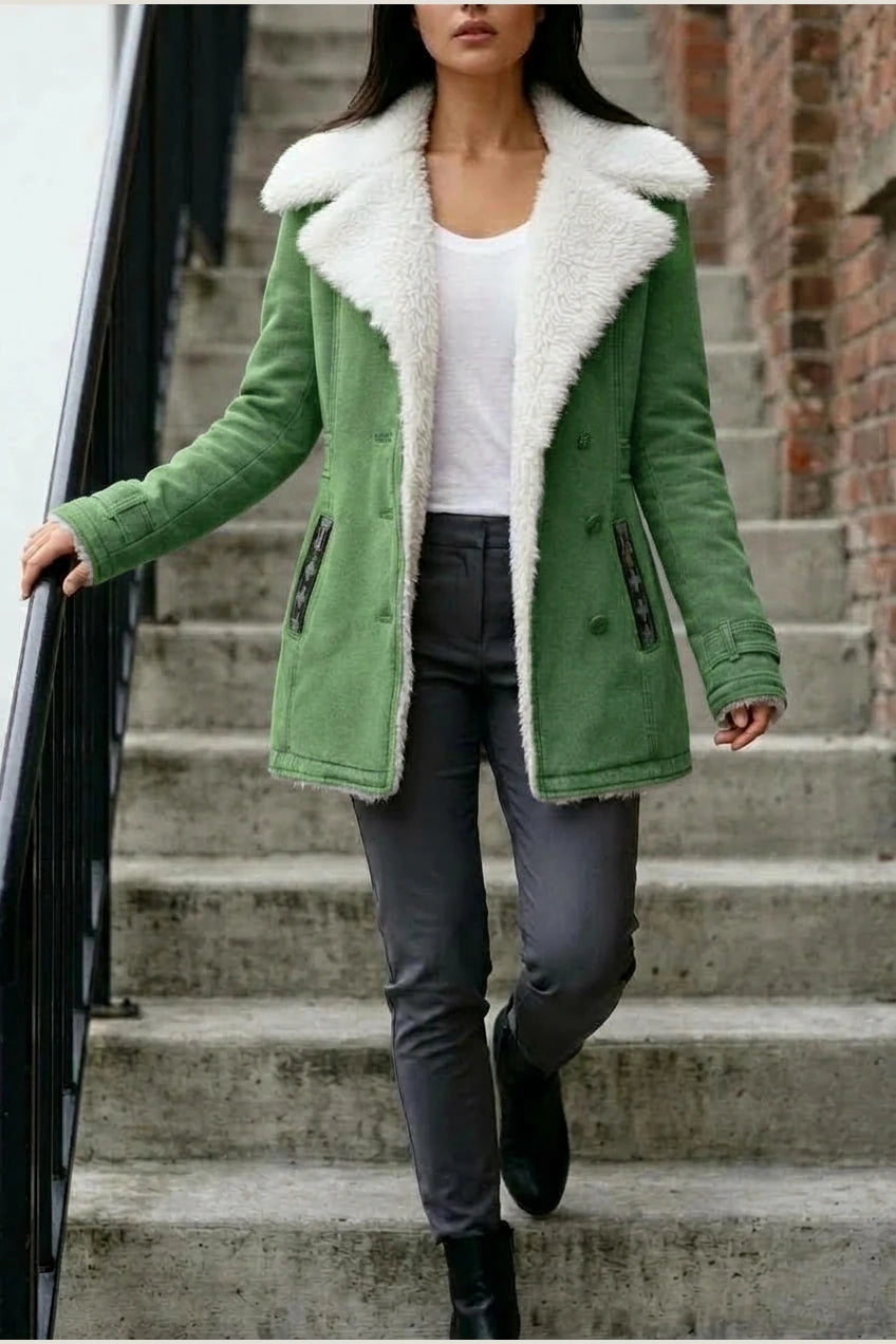 Amara | Wool Blend Winter Coat — variant_front