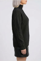 Sweater Women - Cashmere Knit Soft Sweater with Turtleneck — variant_front