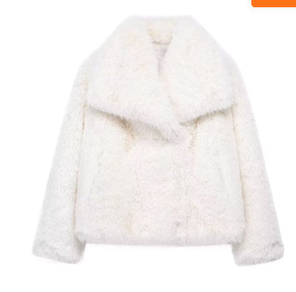 Manteau en peluche Ania