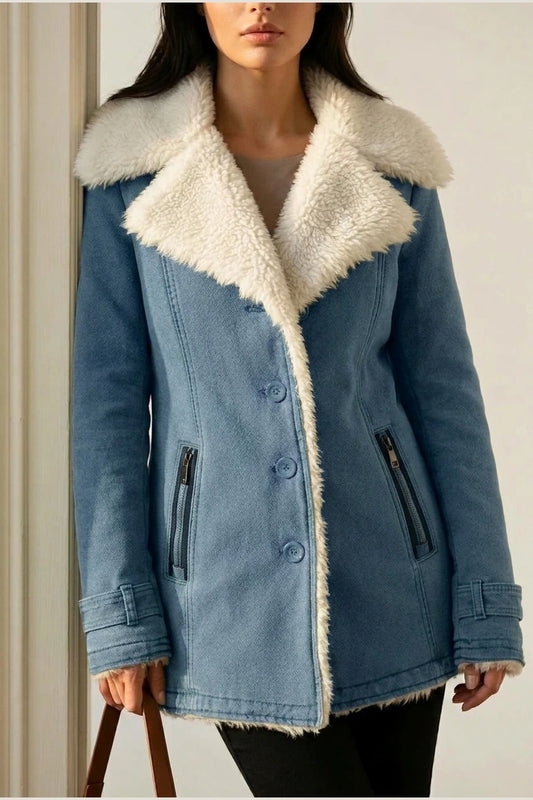 Amara | Wool Blend Winter Coat — variant_front