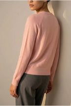 Evelyn | Women's Merino Wool Long Sleeve Knit Jumper Cardigan — variant_front