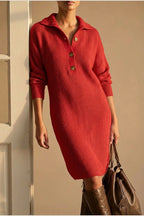 Janice | Elegant Sweater Dress — variant_front