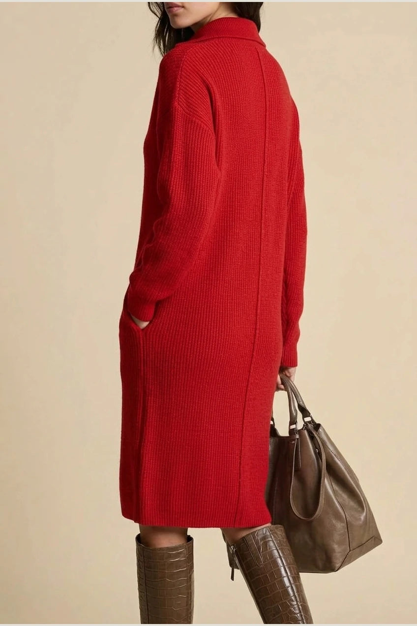 Janice | Elegant Sweater Dress — variant_front