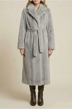 Women's Oversized Faux Fur Long Coat – Willow — variant_front