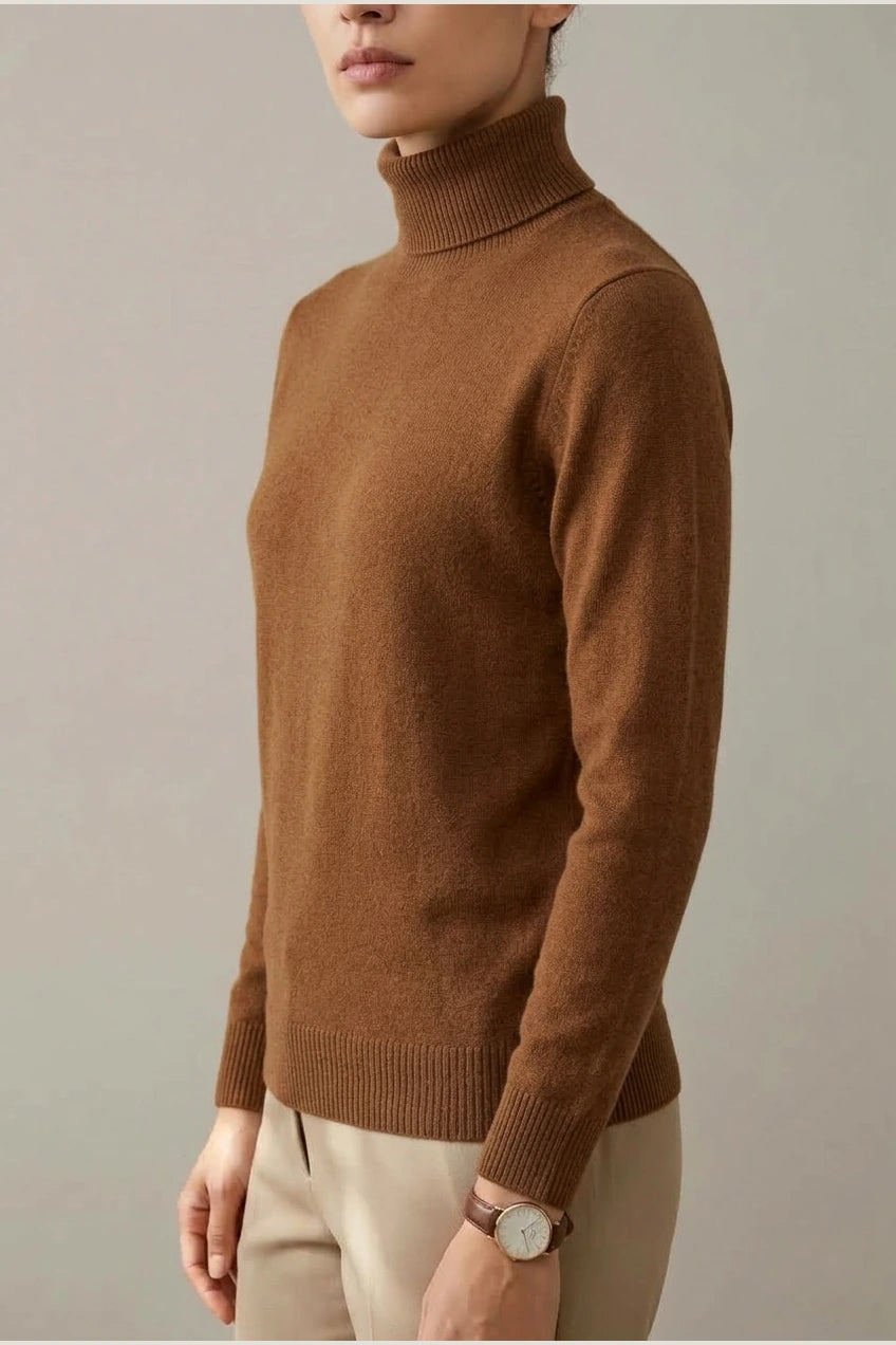 CARRINGTON CASHMERE TURTLENECK — variant_front
