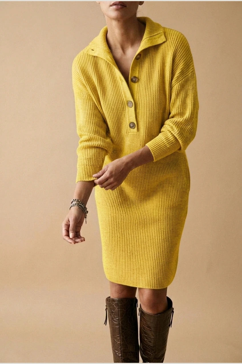 Janice | Elegant Sweater Dress — variant_front