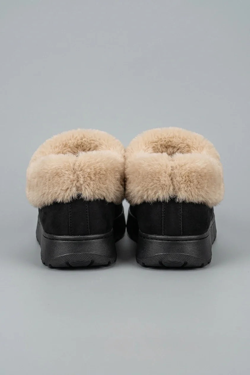 Thickened Warm Low-Top Couple's Plush Indoor Slippers for Men and Women, New 2025 Autumn/Winter Home Shoes — variant_front