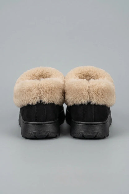 Thickened Warm Low-Top Couple's Plush Indoor Slippers for Men and Women, New 2025 Autumn/Winter Home Shoes — variant_front