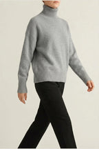 AURORA CASHMERE TURTLENECK SWEATER — variant_front