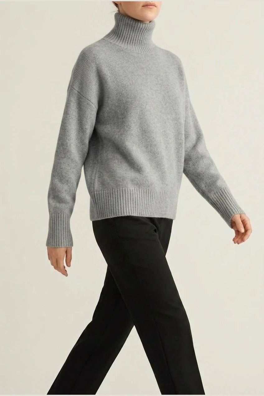 AURORA CASHMERE TURTLENECK SWEATER — variant_front
