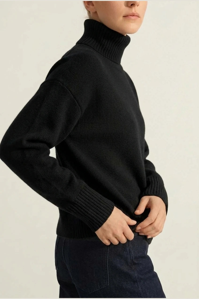 AURORA CASHMERE TURTLENECK SWEATER — variant_front