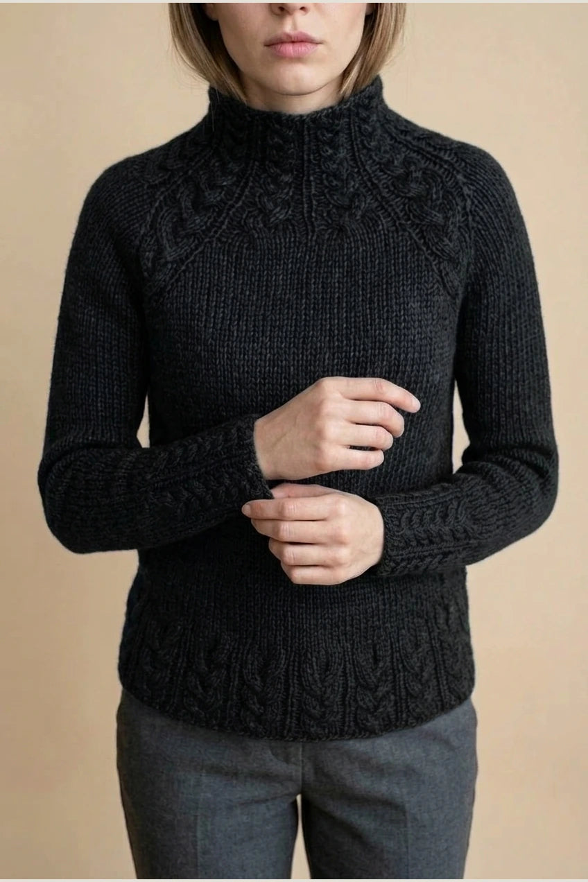 Rossy - Elegant Turtleneck Sweater — variant_front