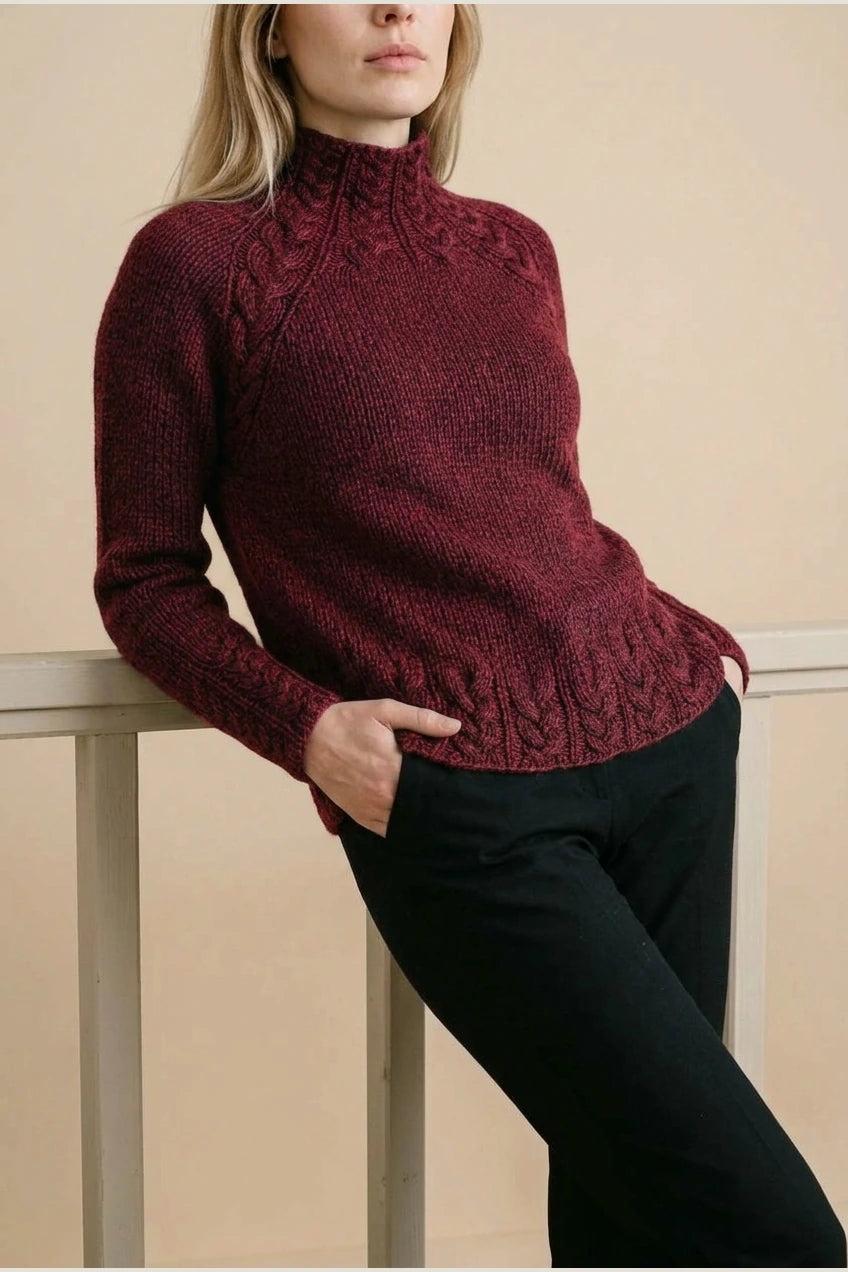 Rossy - Elegant Turtleneck Sweater — variant_front