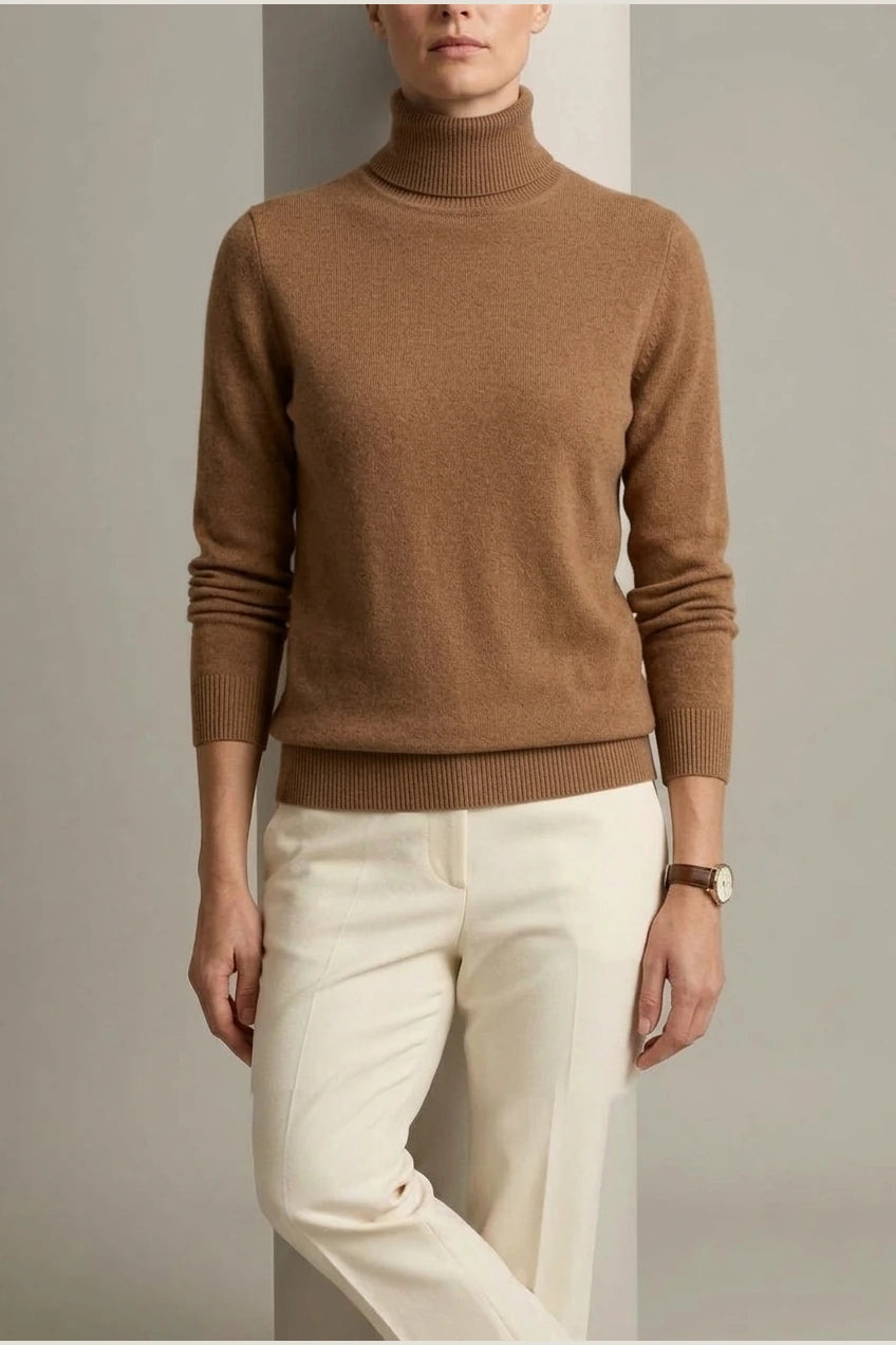 CARRINGTON CASHMERE TURTLENECK — variant_front