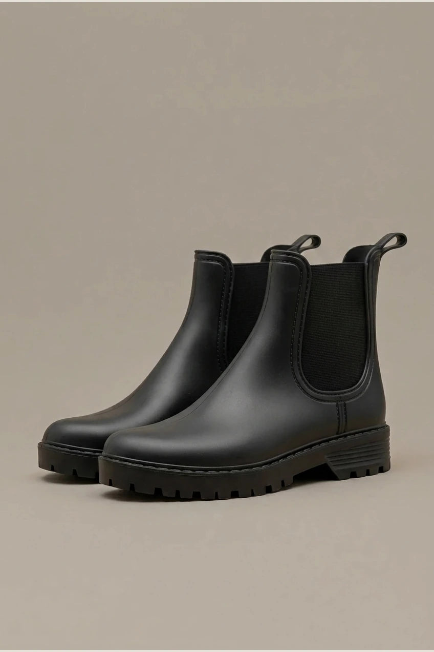 Women's Short Chelsea Rain Boots – Grisvelle — variant_front