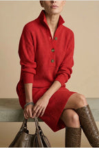 Janice | Elegant Sweater Dress — variant_front