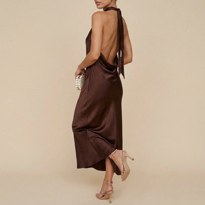 Charlotte | Elegant Velvet Dusk Midi Dress for Evening Wear — variant_front