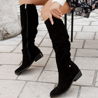 Bottes hautes en daim Allure