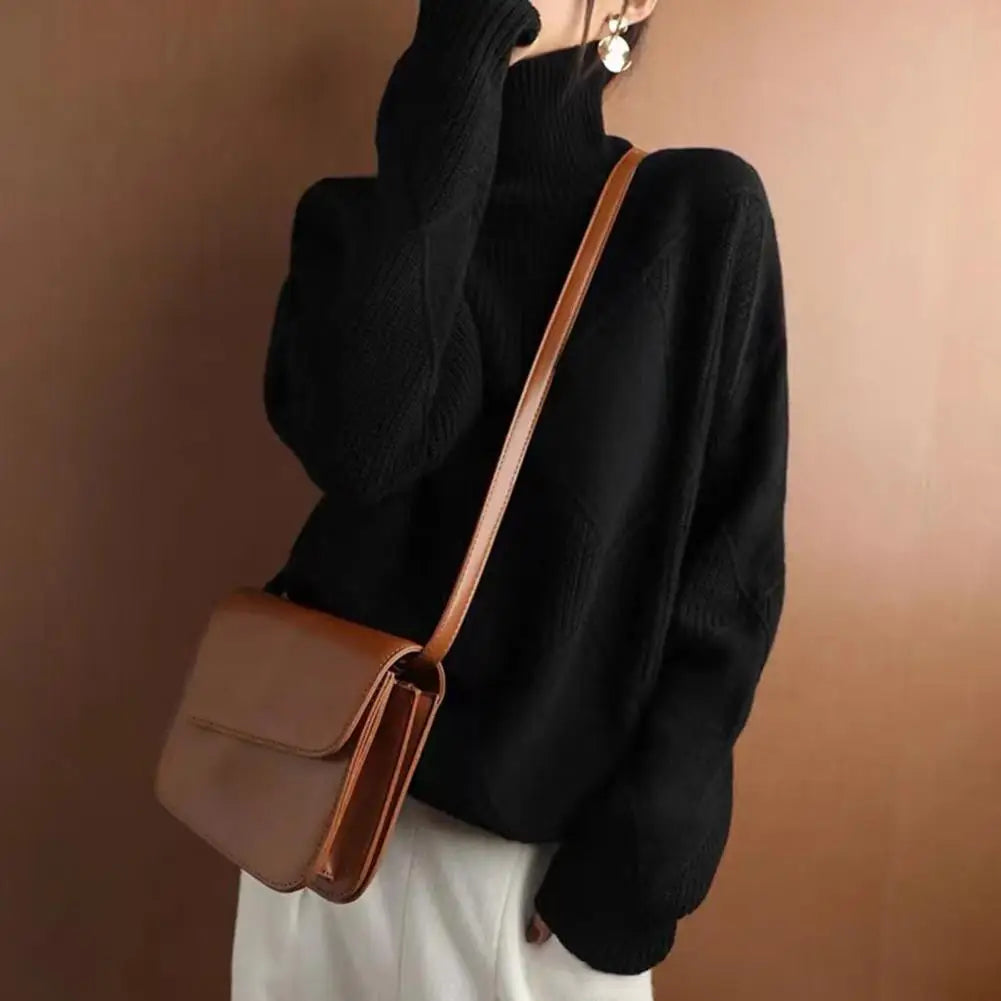 Pull tricoté à col Sadia