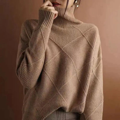 Pull tricoté à col Sadia