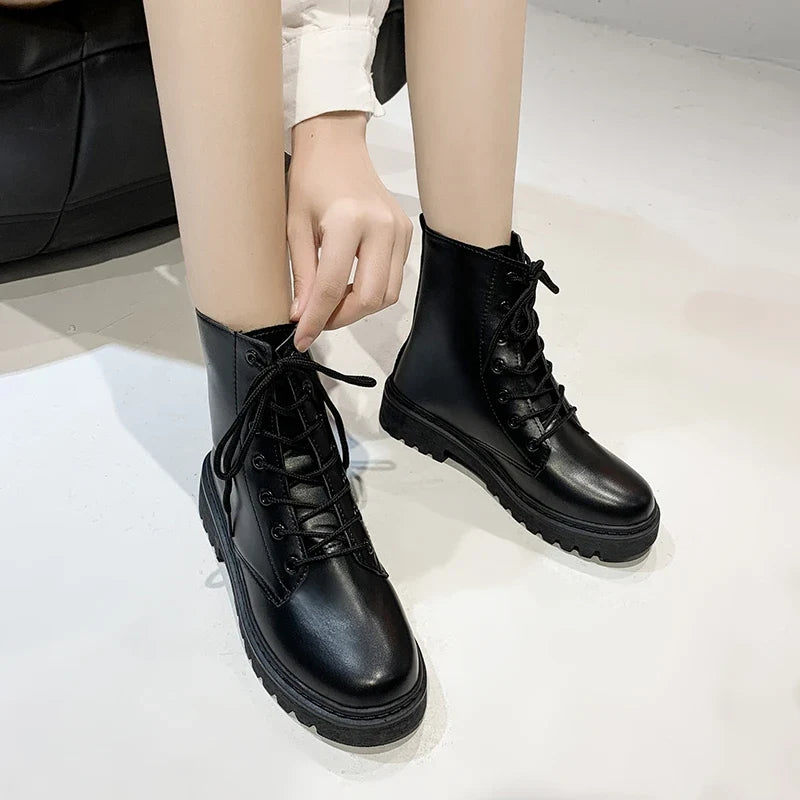 Women's Fleece-Lined Cross Strap Shoes – Ferrane