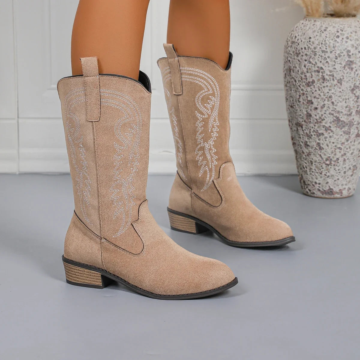 Women's Pointed Toe Western Cowboy Boots – Adelaide