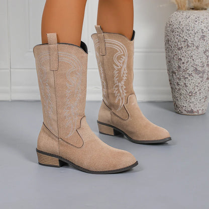 Women's Pointed Toe Western Cowboy Boots – Adelaide