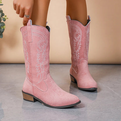 Women's Pointed Toe Western Cowboy Boots – Adelaide