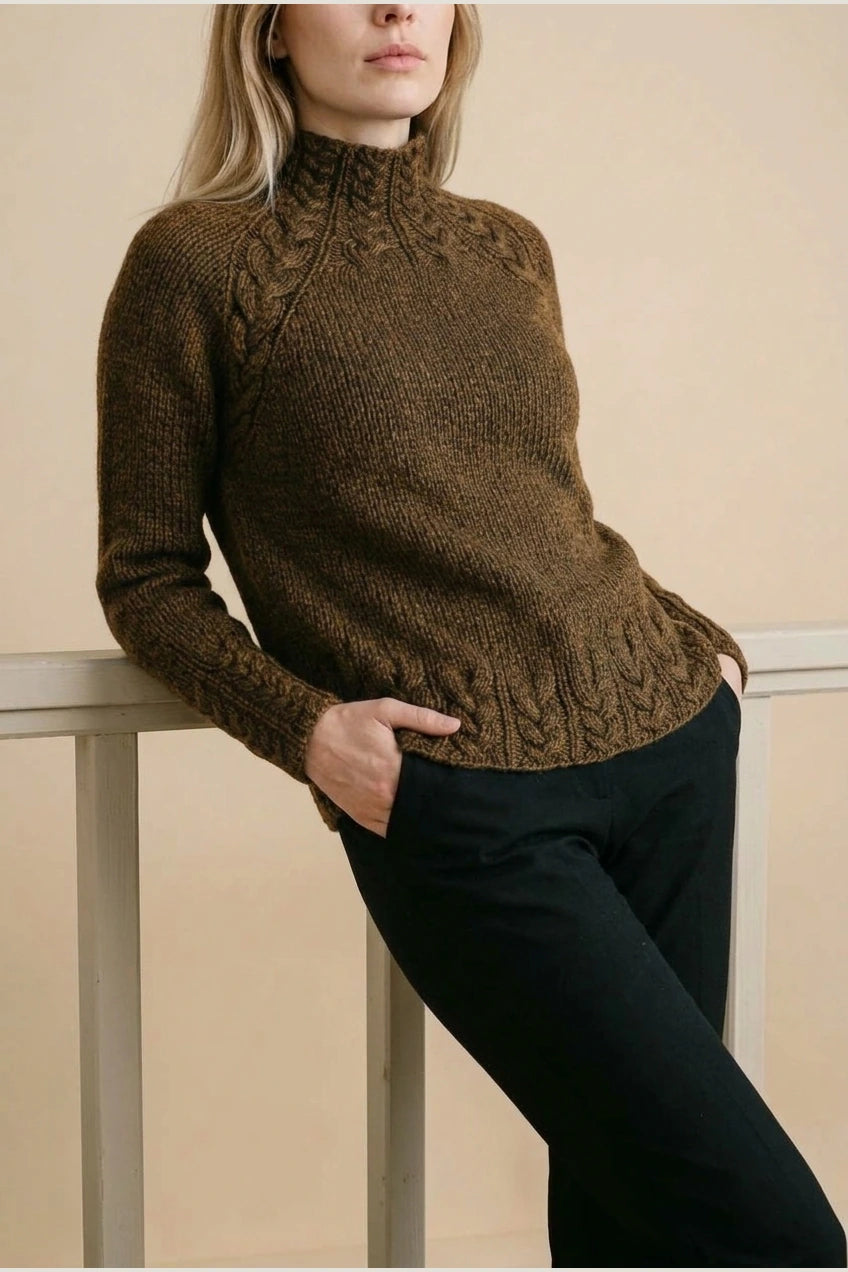 Rossy - Elegant Turtleneck Sweater — variant_front