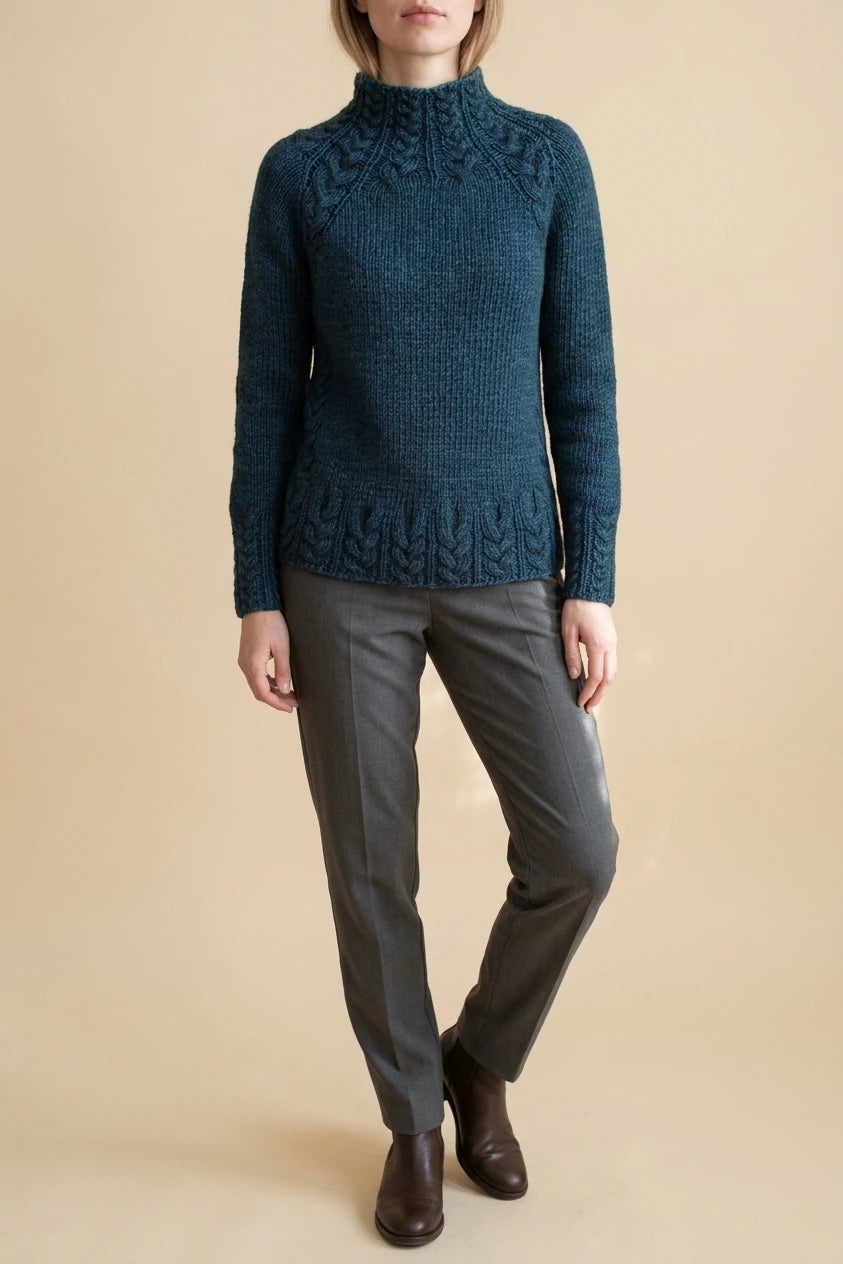 Rossy - Elegant Turtleneck Sweater — variant_front