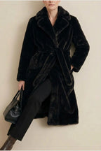 Women's Oversized Faux Fur Long Coat – Willow — variant_front