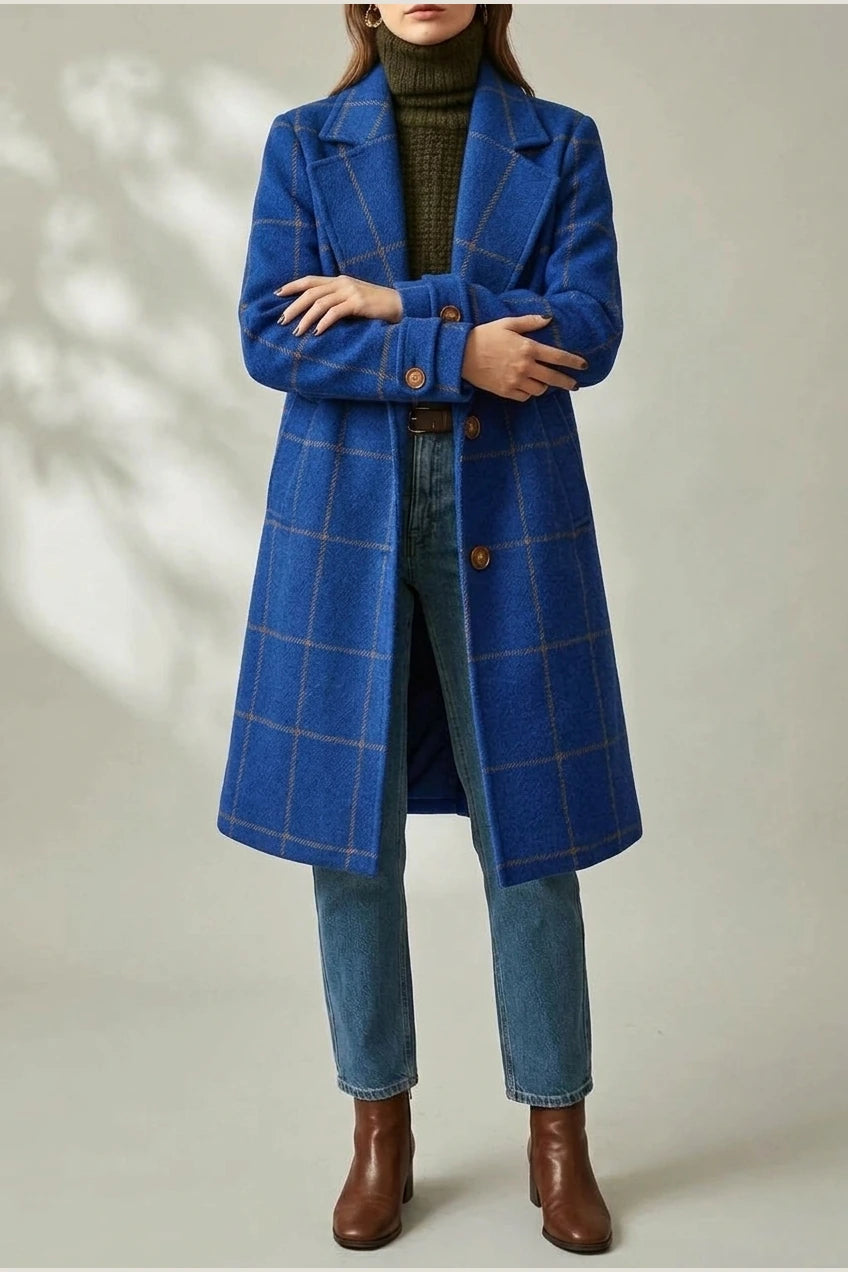 Oxford | Wool Check Coat — variant_front