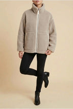 Jacket Women - Soft Warm Teddy Jacket — variant_front