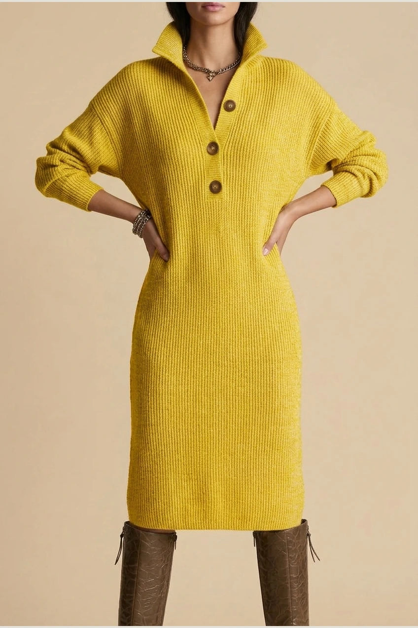 Janice | Elegant Sweater Dress — variant_front