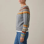 Ivy | Women's Merino Wool Sweater Fair Isle Knit Pullover Jumper — variant_front